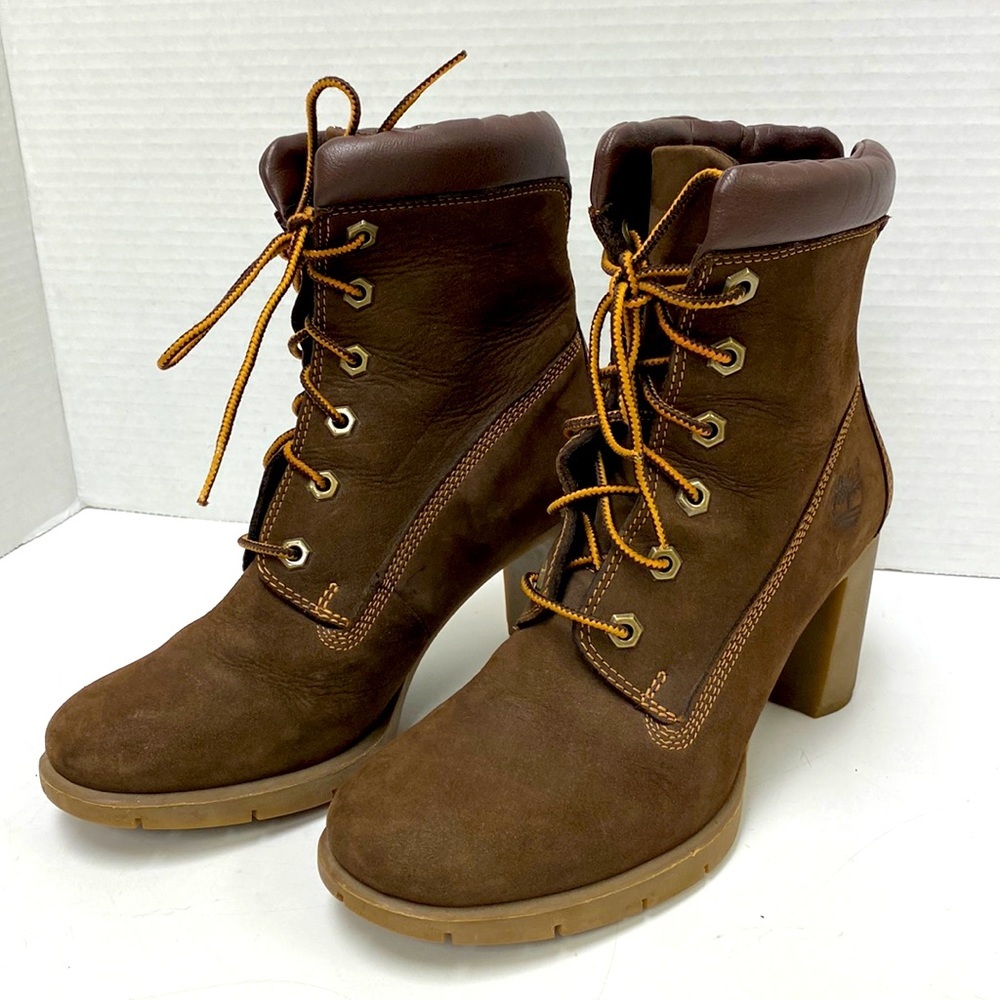 Timberland Women’s Arlington 6” Lace Up Heeled Boots